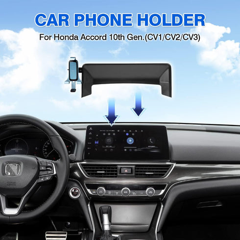 Autorder Car Phone Holder for Honda Accord 2018-2021 2022 Accessories Air Vent Screen Fixed Clip Cell Phone Mount Hands-Free 360 Degree Rotation...