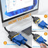 2-Pack VGA Extension Cable 6ft, VGA Cord Male to Female 15 Pin (NOT 9 Pin), SVGA HD15 Monitor Video Adapter Cable Support 1080P Full HD for Laptop...
