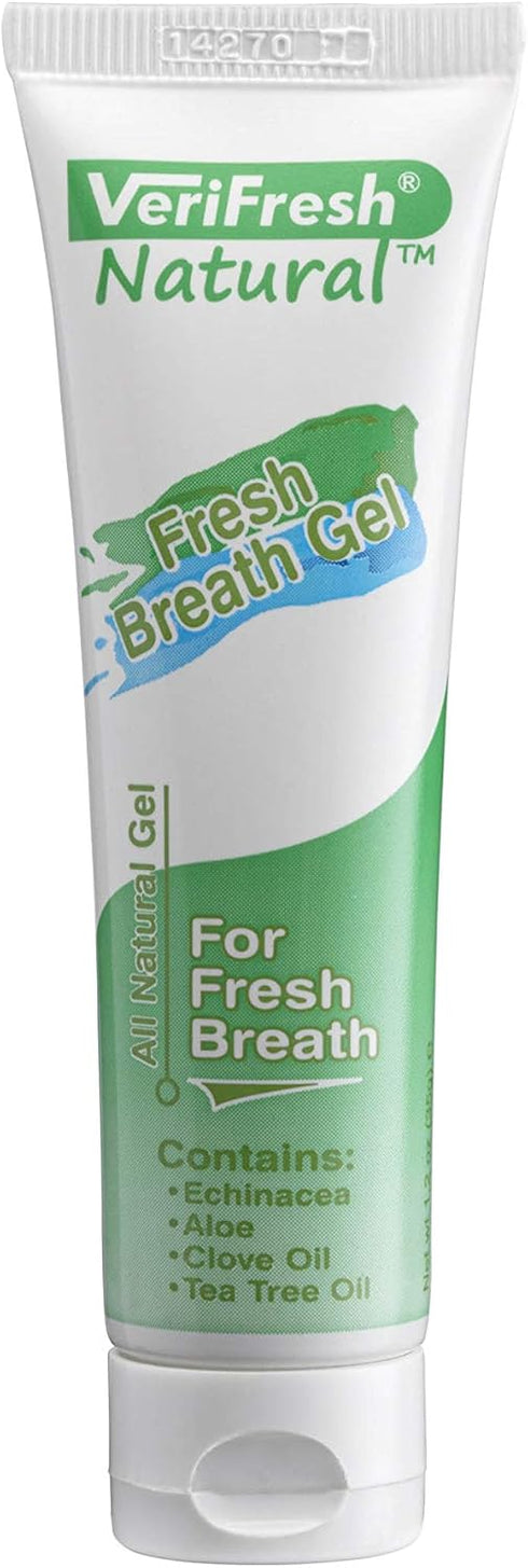 Get Rid of Bad Breath at The Source - VeriFresh All Natural Fresh Breath Gel...