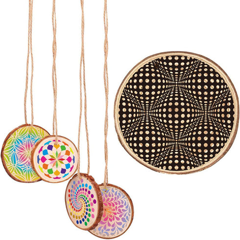 32 Pieces Geometric Stencils 6 x 6 Inch Painting Templates Mandala Stencil for Scrapbooking Cookie Tile Furniture Wall Floor Decor Craft Drawing T...