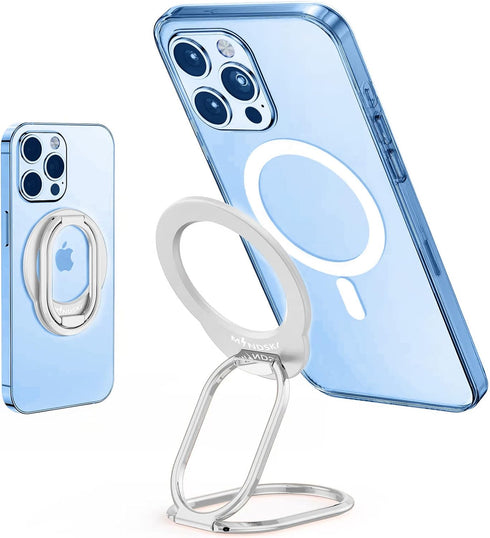 MINDSKY Mag-Safe Phone Stand Phone Grip Compatible with iPhone 12/13/14/15 Mini/Pro/Pro Max Accessories Removable Magnetic Finger Phone Ring Grip ...