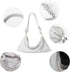 Valleycomfy Chic Rhinestone Purses for Women Sparkly Evening Handbag Bling Hobo Bag Shiny Silver Clutch Purse for Party...