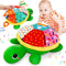 KMUYSL Baby Toys 0 to 12 Months, Musical Stuffed Animal Toys for 0-6 6-12 Months, Plush Sensory Turtle Toys with Crinkle, Infant Tummy Time Toys f...