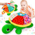 KMUYSL Baby Toys 0 to 12 Months, Musical Stuffed Animal Toys for 0-6 6-12 Months, Plush Sensory Turtle Toys with Crinkle, Infant Tummy Time Toys f...