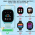 surundo Compatible with Gizmo Watch 3 Screen Protector Case, Hard PC with Tempered Glass High Definition Scratch Resistant Overall Bumper Cover Sh...