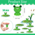 50 PCS Mini Frogs Garden Decor Tiny Plastic Frogs Miniature Resin Frog Figurines for Fairy Garden Miniature Moss Landscape Decoration (0.47 x 0.59...