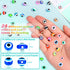 28 Styles Evil Eye Beads Bracelets Kit, Shynek Evil Eye Beads for Bracelets, Evil Eye Charms for Jewelry Making(8mm)...