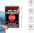 No Trespassing Dog On Premises Sign, 12"×8" Beware Of Dog Signs for Fence,Do Not Enter Aluminum Sign, Fade Resistant/Waterproof, Indoor or Outdoor...