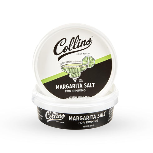 White Margarita Salt Rimmer for Cocktails, Glass Rimming Salt for Margarita, Bloody Mary, Manhattan Drinks, 6oz...