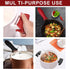 3 Pack Cast Iron Skillet Handle Cover, Silicone Pot Handle Sleeve Heat Resistant for Frying Pans & Griddles Sleeve Grip Handle Cover,Pan Lids Dutc...