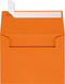 LUXPaper A2 Invitation Envelopes | Peel & Press | 4 3/8" x 5 3/4" | Mandarin Orange | 80lb. Text | 50 Qty...
