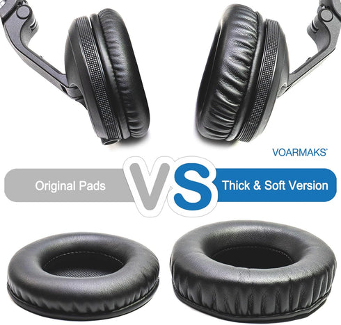 Thick Soft Protein Leather Ear Pads & Headband Cushion Cover Replacement Kits Compatible with Pioneer HDJ-X5 X5BT HDJ-X7 X7BT HDJ-X10 DJ Headset H...