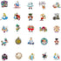 Alice in wonderlan Stickers for Water Bottle, 50pcs Cute Cartoon Waterproof Vinyl Decal for Teen Girl Kids Laptop Luggage Bike Guitar Phone Skateb...