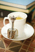 Fox Run Brands Silver Tea Infuser with Handle, 1.5 x 1.5 x 4.75 inches, Metallic...