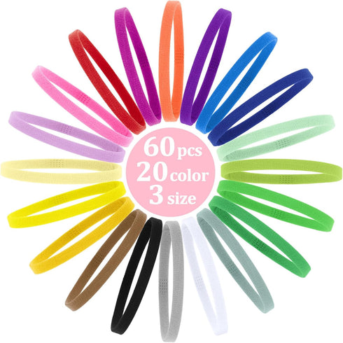 Frienda 60 Pieces Puppy Whelping Collars Newborn Pet Collars Double-Sided Adjustable ID Bands Puppy ID Bands Collars for Newborn Pet Dog Cat (L, X...
