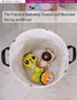 Laundry Hamper Large Canvas Fabric Lightweight Storage Basket/Toy Organizer/Dirty Clothes Collapsible Waterproof for College Dorms, Boys and Girls...