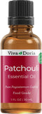 Viva Doria 100% Pure Patchouli Essential Oil, Undiluted, Food Grade, 30 mL (1 Fluid Ounce)...