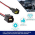2 Pin Waterproof Connectors,16AWG Waterproof Electrical Car Auto Wire Connector,Male Female Quick Disconnect for Car Truck Motorcycle Marine Boat(...
