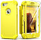 IDweel Heavy Duty Hybrid Hard PC Cover Soft Silicone Bumper Full Body Case for iPhone 8/7, Yellow with Screen Protector......