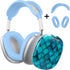 for Cute Glitter Airpods Max Case with Cleaner Kit, Anti-Scratch Shell Pattern Ear Pad Case Cover/Ear Cups Cover/Headband Cover for AirPods Max Co...