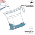 ALVABABY 2pcs Superior Waterproof Wet Dry Bags,Reusable with Two Zippered Pockets, Baby Cloth Diaper Wet Bags,Travel,Beach,Pool,Daycare,Soiled Bab...