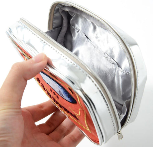 Canned Sardines Eye-catching Cute Clutch bag Makeup Case Cosmetic Bag Portable Snack Pouch bag Travel Toiletry Bags For Women Organizer Bag polyes...