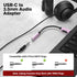USB-C to 3.5mm Headphone Adapter for Samsung S24 S22 S23 Ultra iPhone 15 15 Pro Max Plus,Type C to Aux Audio Dongle Earphone Adapter DAC Chip for ...