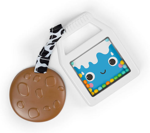Bright Starts Cookies & Teethe 2-in-1 Rattle and Teether Activity Toy, BPA Free, Unisex, 3 Months+...