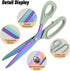 Extra Large Multi-Purpose, Titanium-Coated Tailor's Shears, Forged Stainless Steel Professional Hand Shears, Tailor's Comfort Grip Shears, (9.8 In...