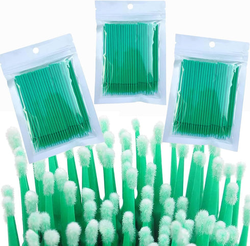 300 Pcs Touch Up Paint Brushes, BetterJonny Disposable Micro Applicators Brush Automotive Paint Chip Repair Cosmetic Micro Brush for Automotive Pa...
