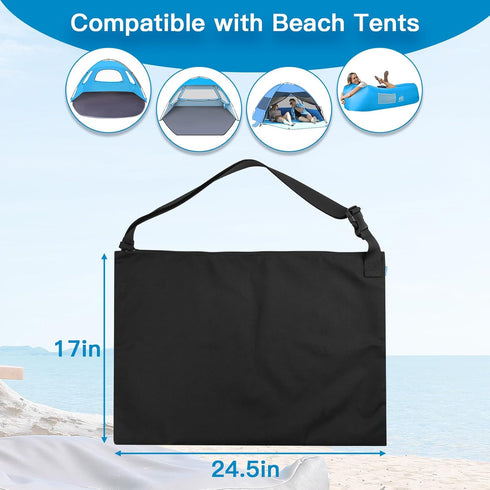 Beach Tent Carrying Bag Portable Sun Shelters Replacement Bag with Adjustable Shoulder Strap, Durable 900D Oxford Storage Bag with Two Zippers for...