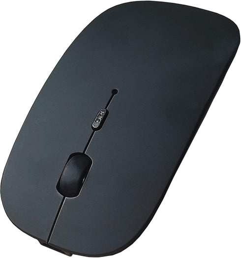 Bluetooth Mouse for Laptop/iPad/iPhone/Android PC,Rechargable Quiet Slim Wireless Mice Compatible with OS/Windows/Linux/Tablet,Black...