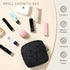 4.5" Mini Makeup Bag for Women, Small Black Cosmetics Bag for Purse, Portable Makeup Pouch with Zipper for Girls (Black, Small)...