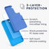 kwmobile Case Compatible with Samsung Galaxy S22 Plus Case - TPU Silicone Phone Cover with Soft Finish - Radiant Blue...