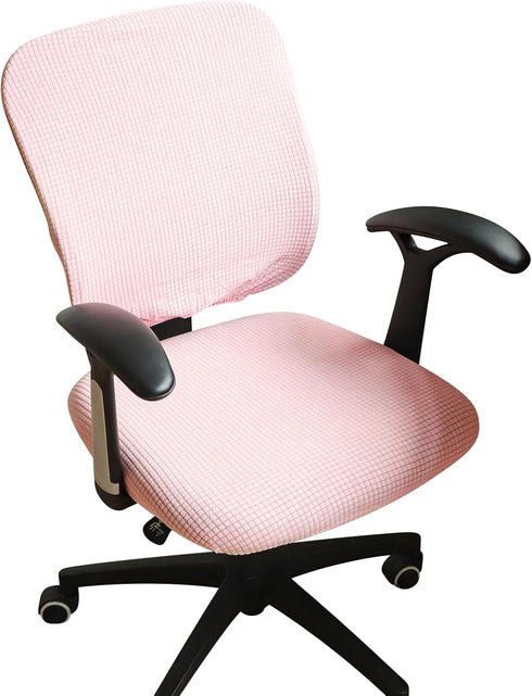 FORCHEER Desk Chair Cover, Stretch Office Chair Covers Two Piece for Split Office Chair Stretchable...