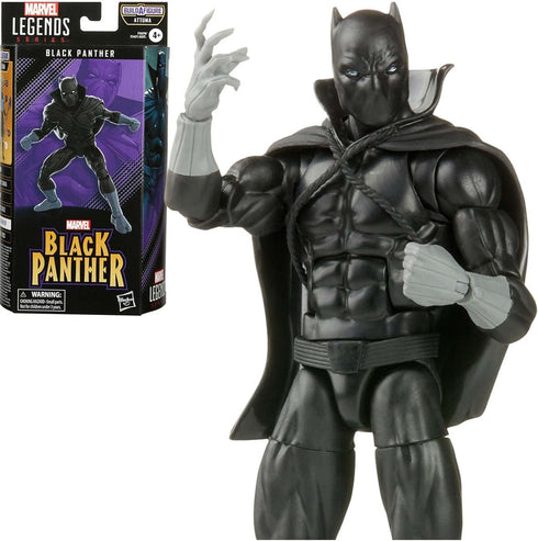 Marvel Legends Series Classic Comics Black Panther 6-inch Action Figure Toy, 2 Accessories, 1 Build-A-Figure Part...