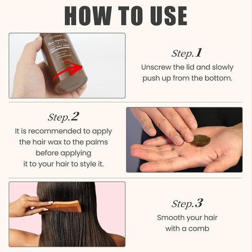 Root Touch Up Hair Color Wax Stick, Grey Hair Coverage Touch Up, Non-Greasy Root Touch Up Stick, Hairline Powder Stick Root Cover Up for Women & M...