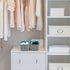 2-Piece Office Drawer Organizer bins for School Dorm Home Kitchen bathroom bedroom Closet Cabinet Desk Junk storage boxes (Teal)...