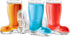 Final Touch Das Boot Shot Glasses - Set of Miniature Cowboy and Cowgirl-Inspired Shot Glasses - 1.5oz Capacity - Crystal Clear Thick Glass - Perfe...