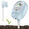 ?Upgraded ? 4-in-1 Soil Moisture Meter, Soil Ph Meter, Soil Tester for Moisture, Light,Nutrients, pH,Soil Ph Test Kit, Great for Garden, Lawn, Far...