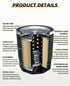 16097-0008 Oil Filter Compatible for Kawasaki Ninja 300 400 500 650 1000 Prairie 300 360 400 Bayou 400 Vulcan 2000 1700 1600 1500 900 800 750 650 ...