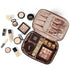 NISHEL Travel Makeup Bag Women, Cosmetic Organizer Case, Portable Travel Essentials Case for Travel-Size Accessories Bottles, Brushes, and Skin Ca...