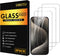 SIBEITU 3 Pack Screen Protector for iPhone 15 Pro Max, 6.7 Inch Tempered Glass Full Coverage HD Clear 9H Hardness, Scratch Resistent, Easy Install...