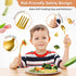 Stainless Steel Toddler Utensils Set - 12 Pieces Kids Silverware Set Children Safe Food Grade Small Forks and Spoons Dishwasher Safe Mirror Polish...