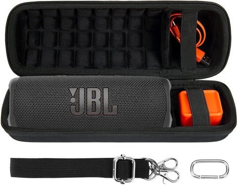 co2CREA Hard Travel Case Replacement for JBL Flip 6 FLIP 5 Waterproof Portable Bluetooth Speaker (Black Case + Inside Black)...
