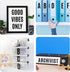 400 Pieces Black Letter Stickers 24 Sheets Large Letter Stickers 2.5 Inch Self Adhesive Number Alphabet Stickers Waterproof for Bulletin Board Let...
