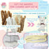 Moru Fur Pipe Cleaner Craft Kit #1, Soft, thick, long Teddy fur-wrapped stem wire for DIY art & craft. with decorative accessories (Eyes/Nose/Ribb...