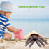Gemini&Genius Sea Animal Hermit Crab Action Figure Toy for Kids, Soft Rubber Realistic Ocean Crab Educational and Role Play Toys for Kids and Coll...