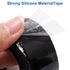 Self Fusing Silicone Tape, 16.4ft 1inch Wide Self Amalgamating Tape Heavy Duty Pipe Tape Leak Proof Waterproof Plumbing Tape Rubber Sealing Pipe W...