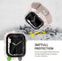 2 in 1 Waterproof Bling Case Compatible for Apple Watch 40mm Screen Protector SE Series 6/5/4, Women Glitter Diamond Rhinestone Bumper Face Cover ...